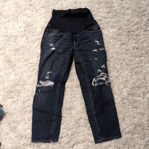 Maternity Old Navy Boyfriend Jeans Full Panel